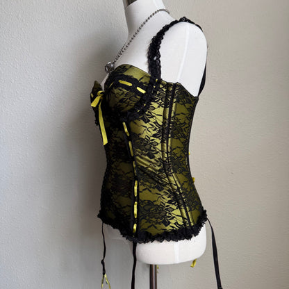 Fredrick’s of Hollywood yellow corset