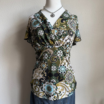 Misty’s whimsical swirl top