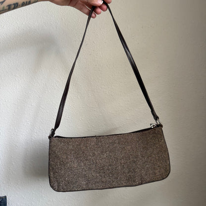 Express brown shoulder bag