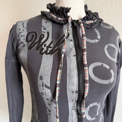 Whimsical fairy zip up