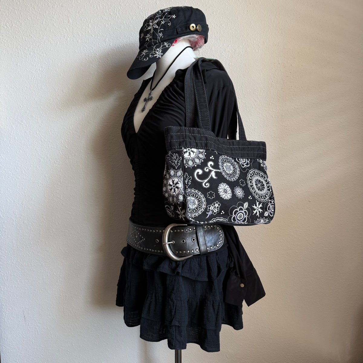 Zoe’s whimsical swirl bag