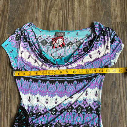 Dots beaded patterned top