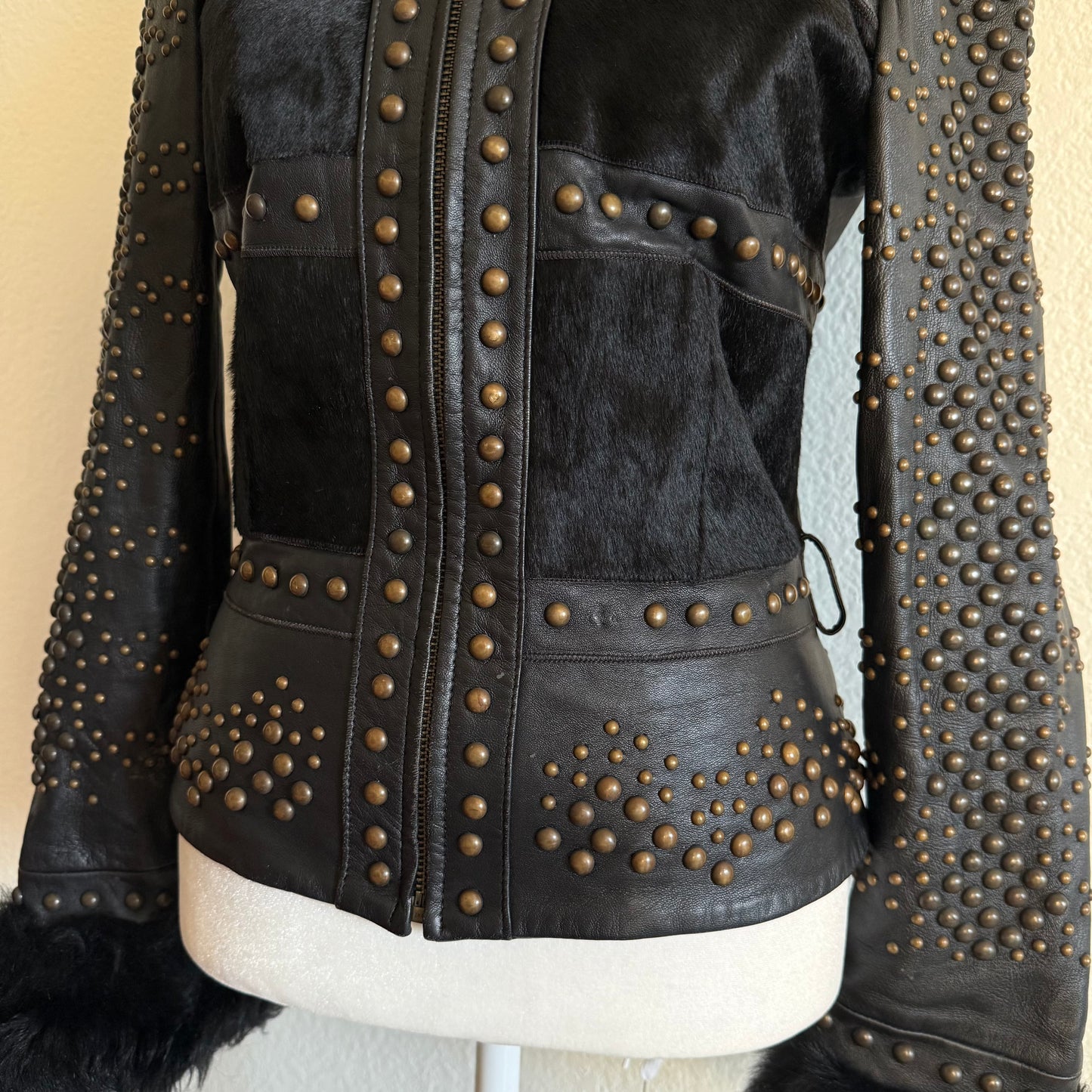 Vintage Cache studded jacket