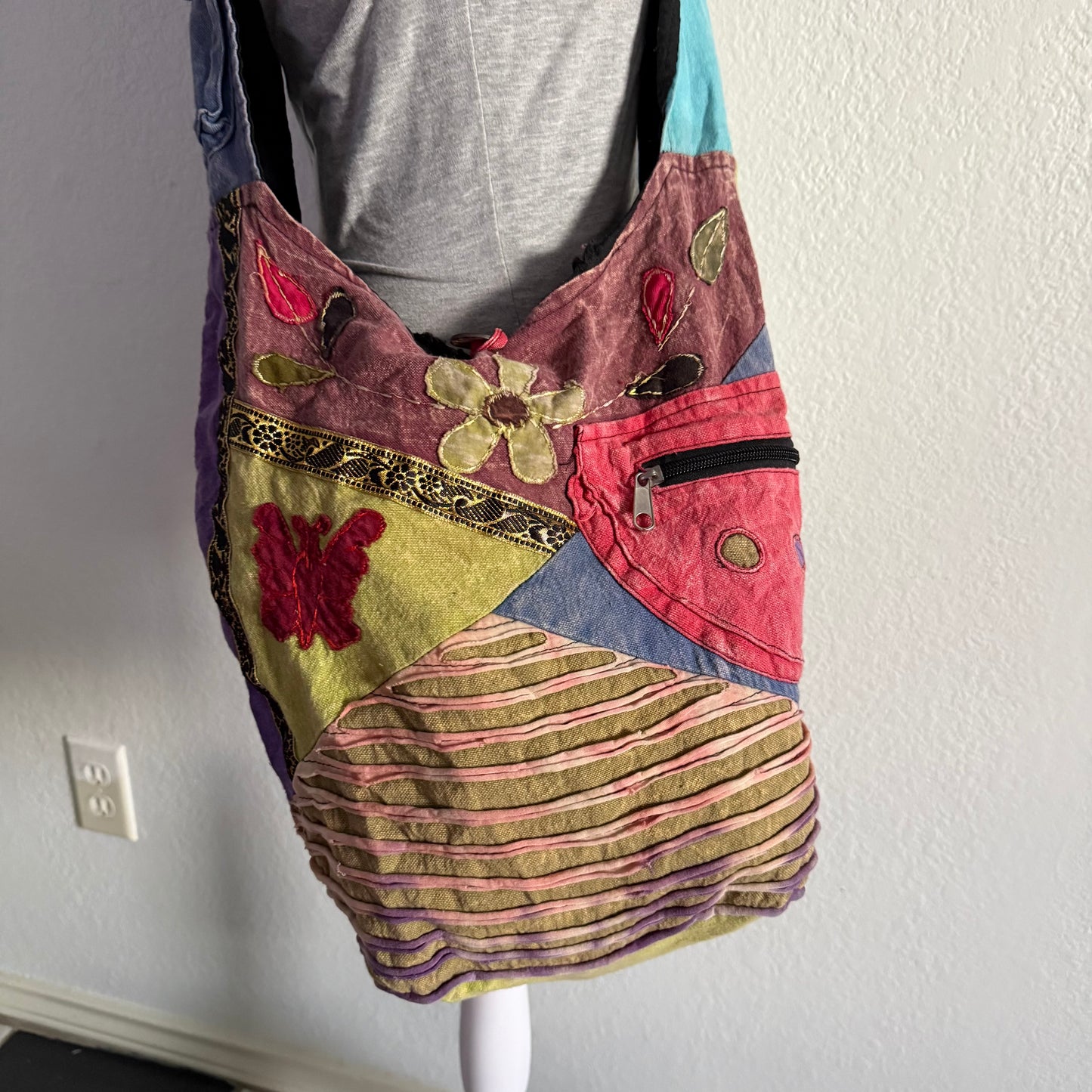 Boho crossbody bag
