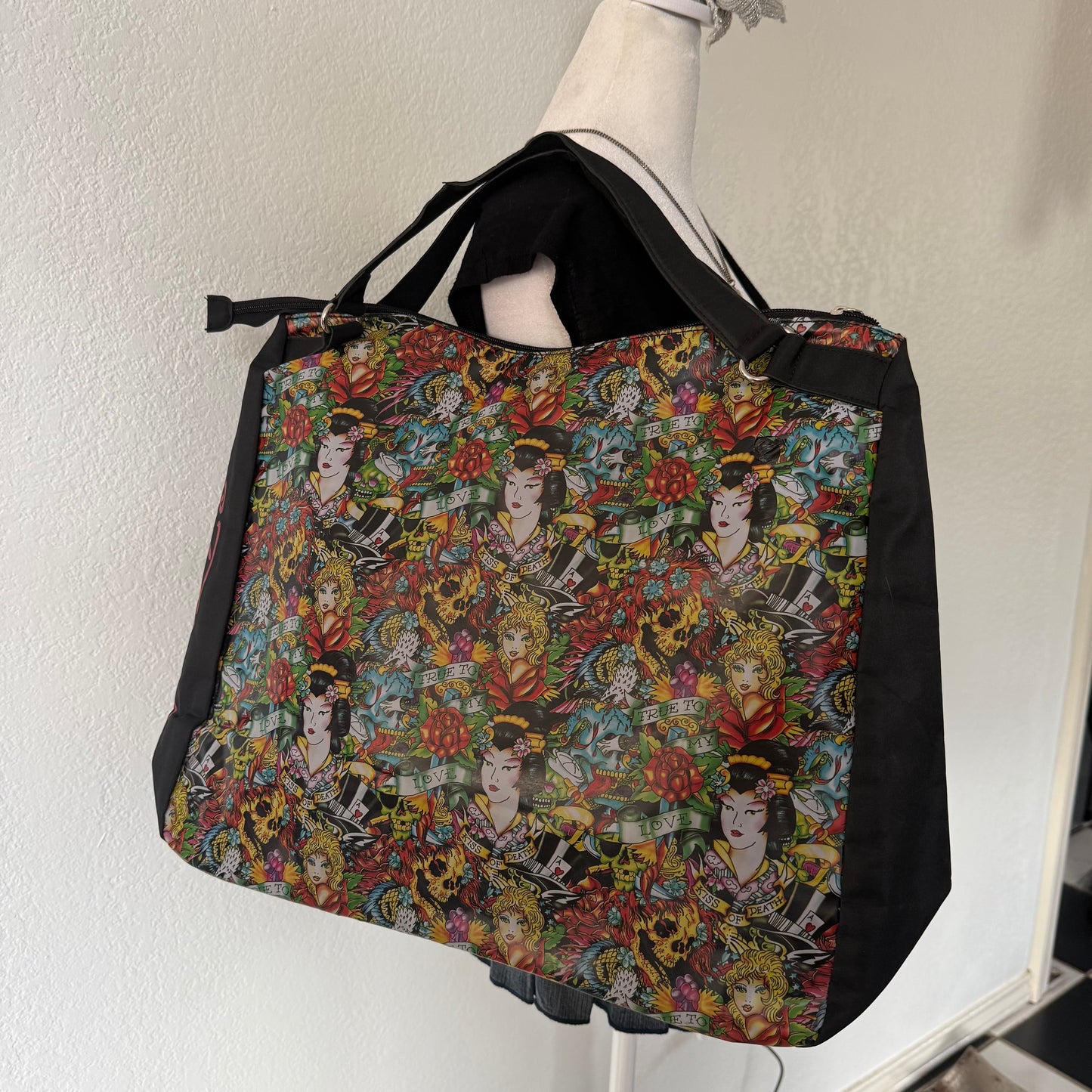 Ed Hardy oversized tote
