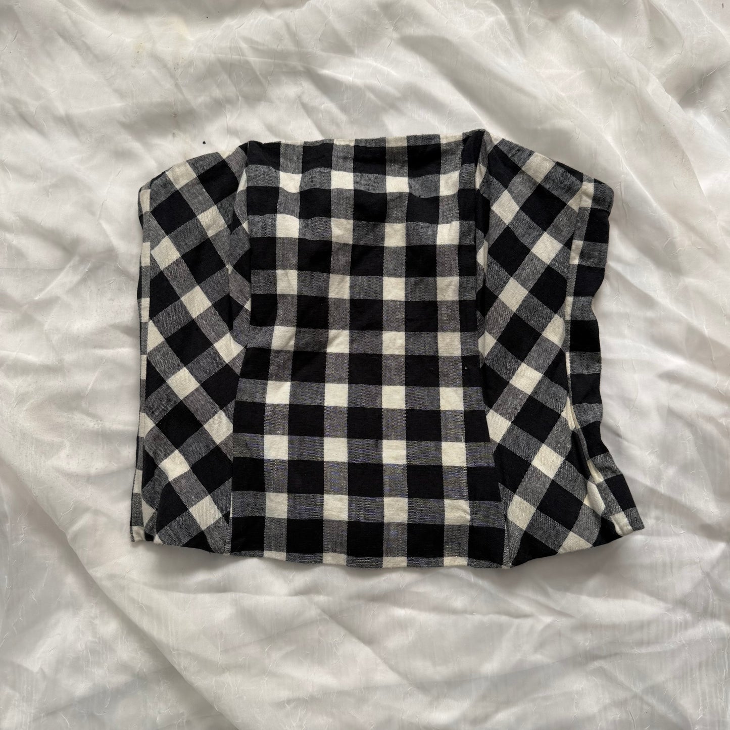 Checkered tube top
