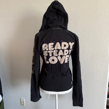 Harajuku fitted zip up jacket