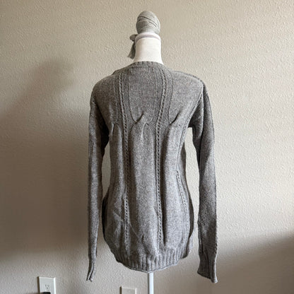 Knitted grey indie sweater