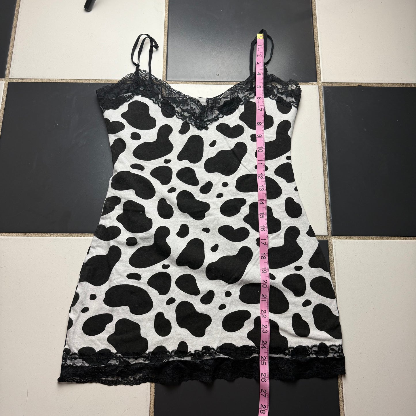 Cow print tank top