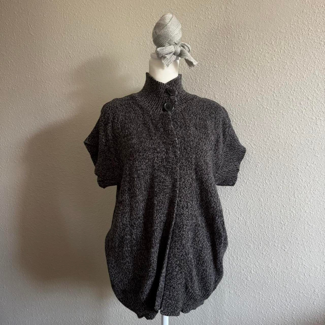 Grey oversized cardigan