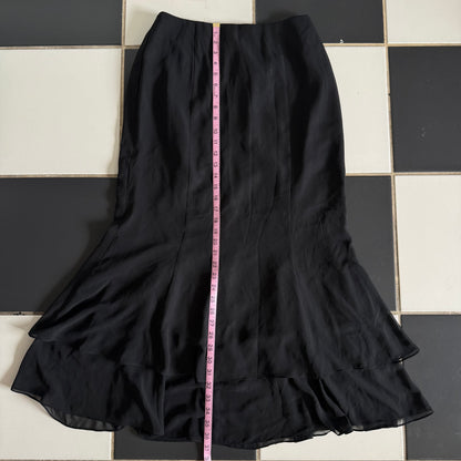 Evening black maxi