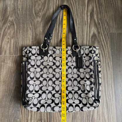 2000s coach signature canvas bag