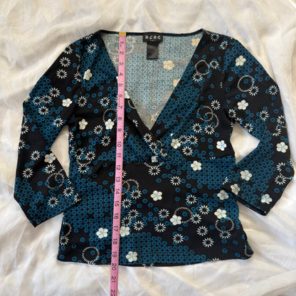 BCBG boho long sleeve top