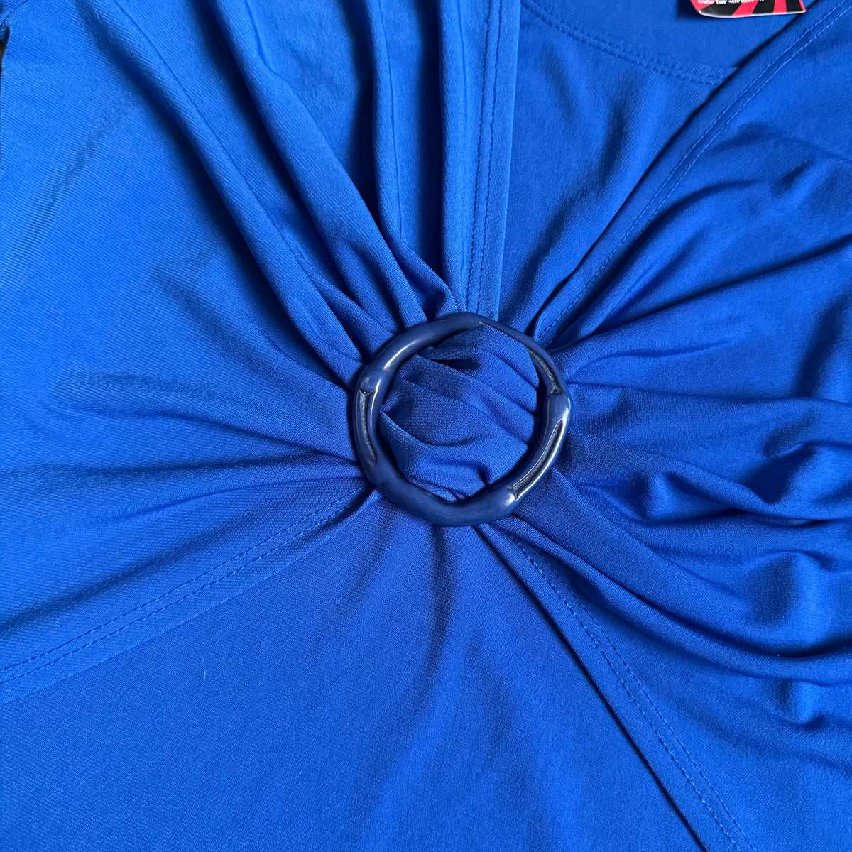 Molly’s blue circle top