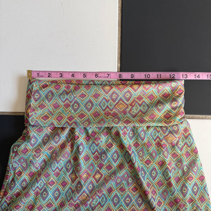Whimsy pink foldover mini skirt