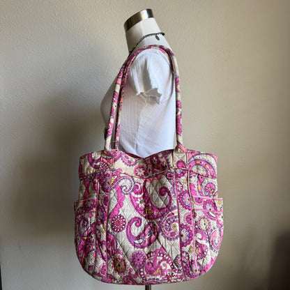 Vera Bradley pink paisley shoulder bag
