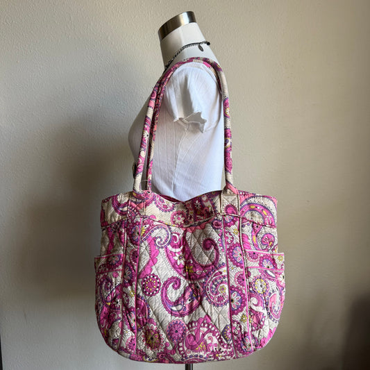 Vera Bradley pink paisley shoulder bag