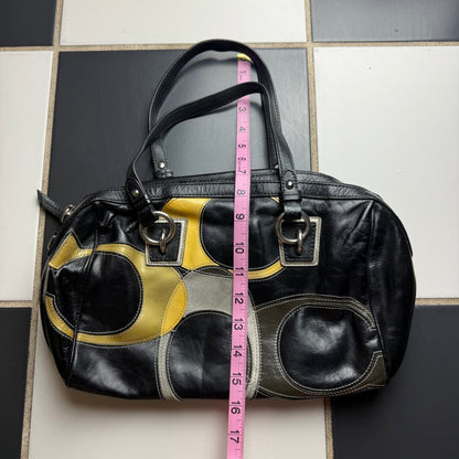 Coach monogram shoulder bag