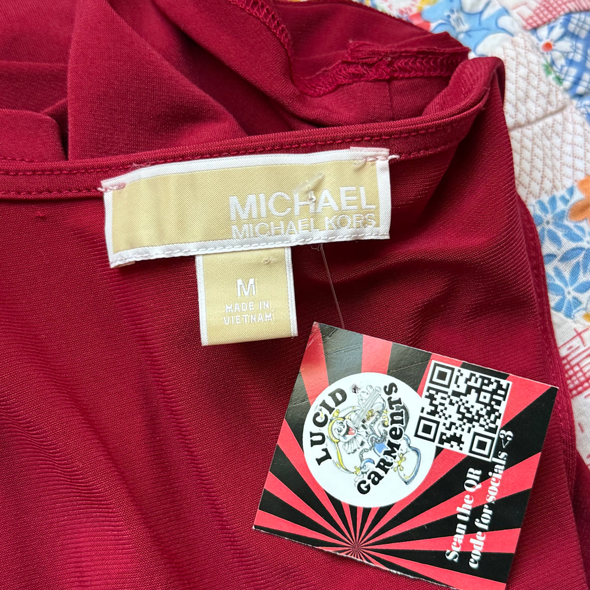 Micheal Kors red office top