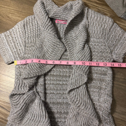 Grey Fairy ruffle cardigan