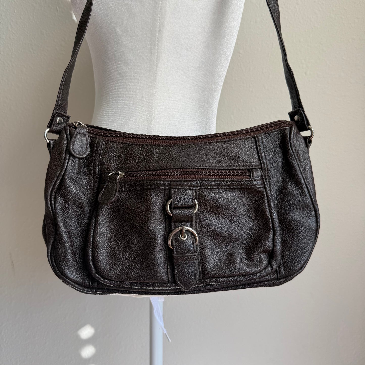 Brown crossbody bag