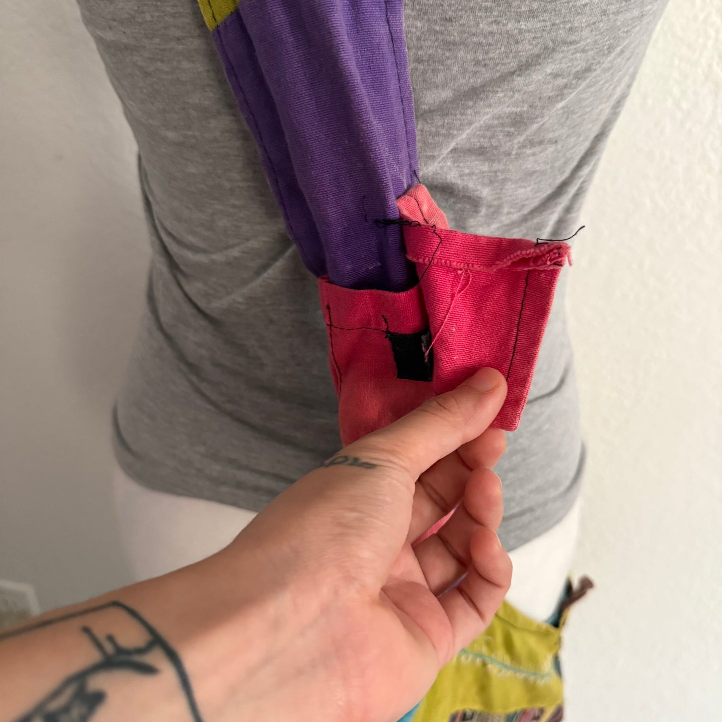 Boho patchwork crossbody bag
