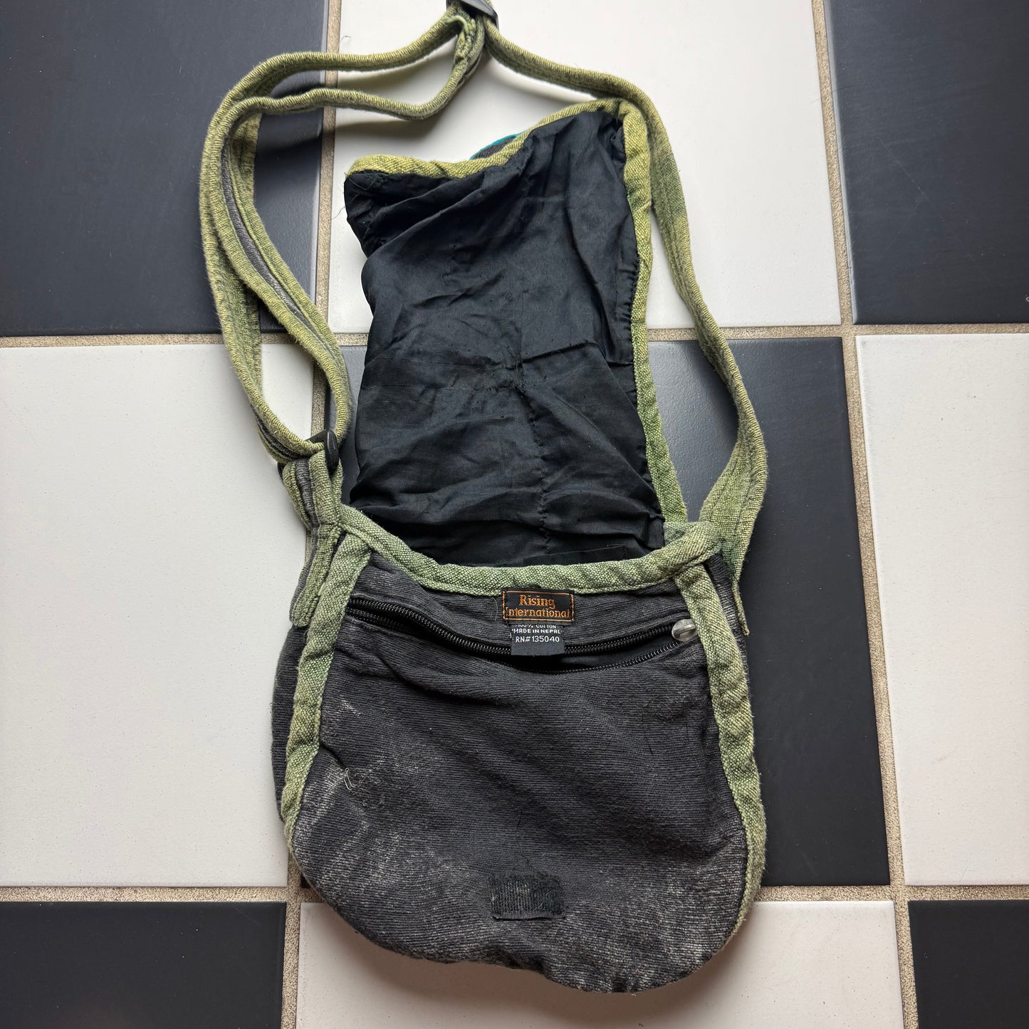 Flower whimsy crossbody bag
