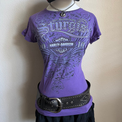 Sturgis Harley Davidson purple top