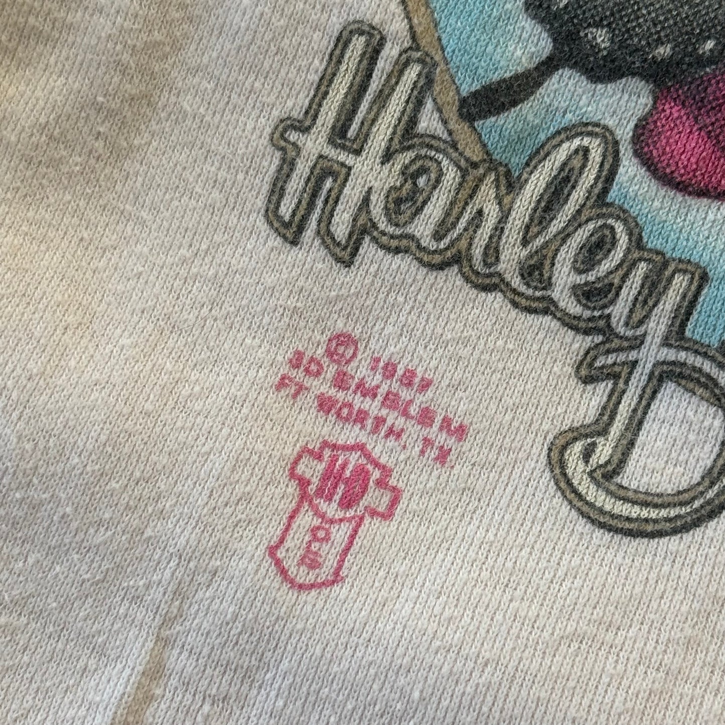 3D Emblem Harley Davidson tank top