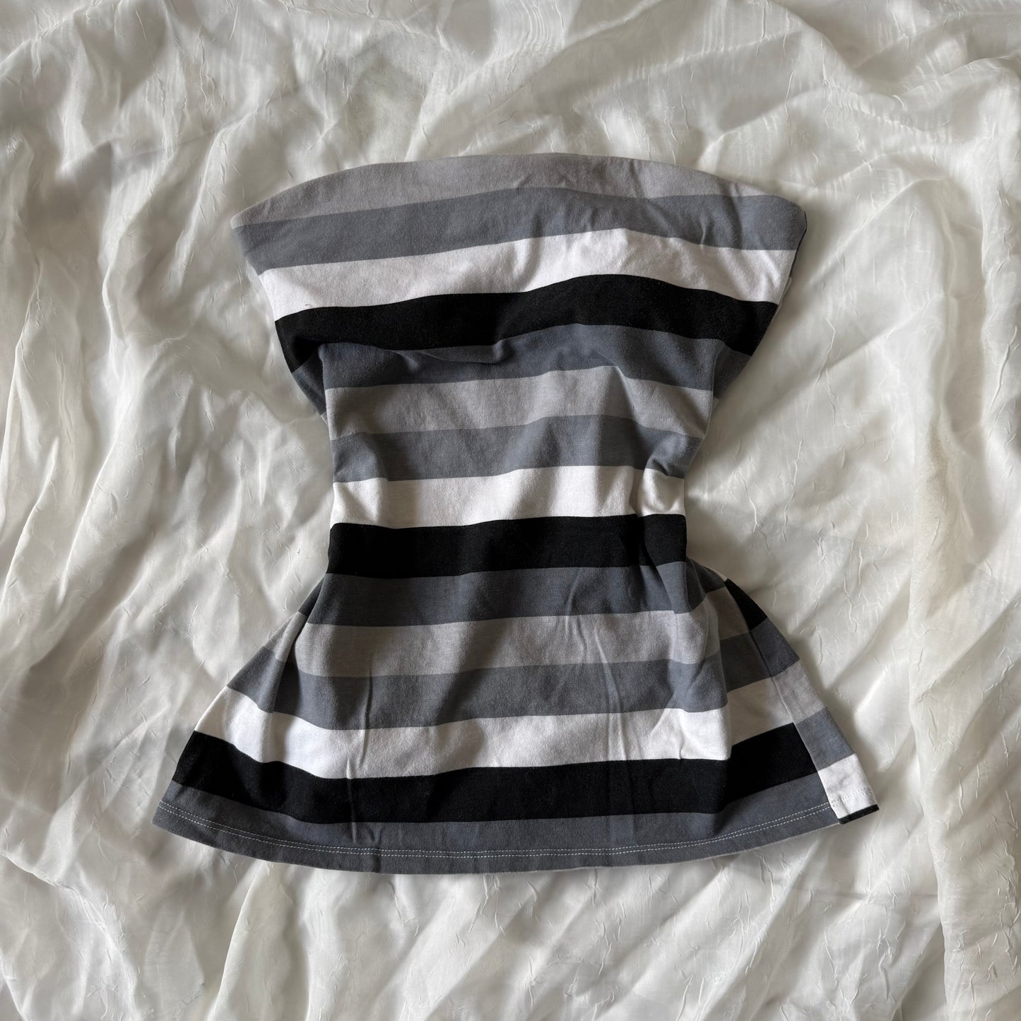 Striped tube top