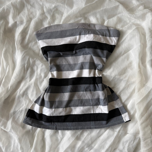 Striped tube top