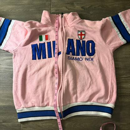 Milano Italy pink zip up