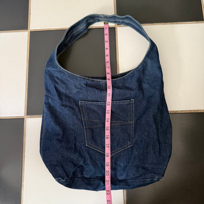 Jean shoulder tote bag